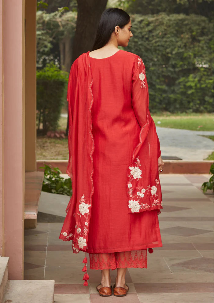 Camellia Floral Kurta Set