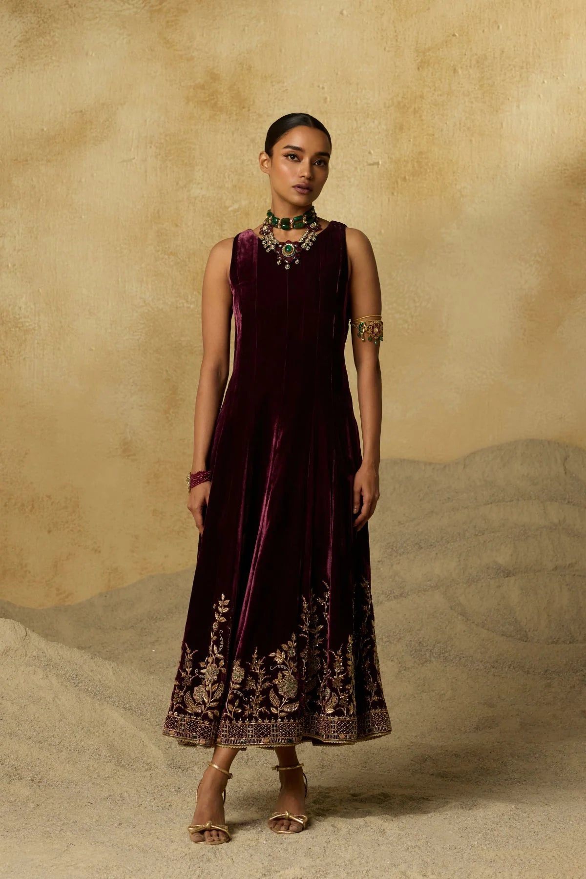 Anvaya Velvet Dress