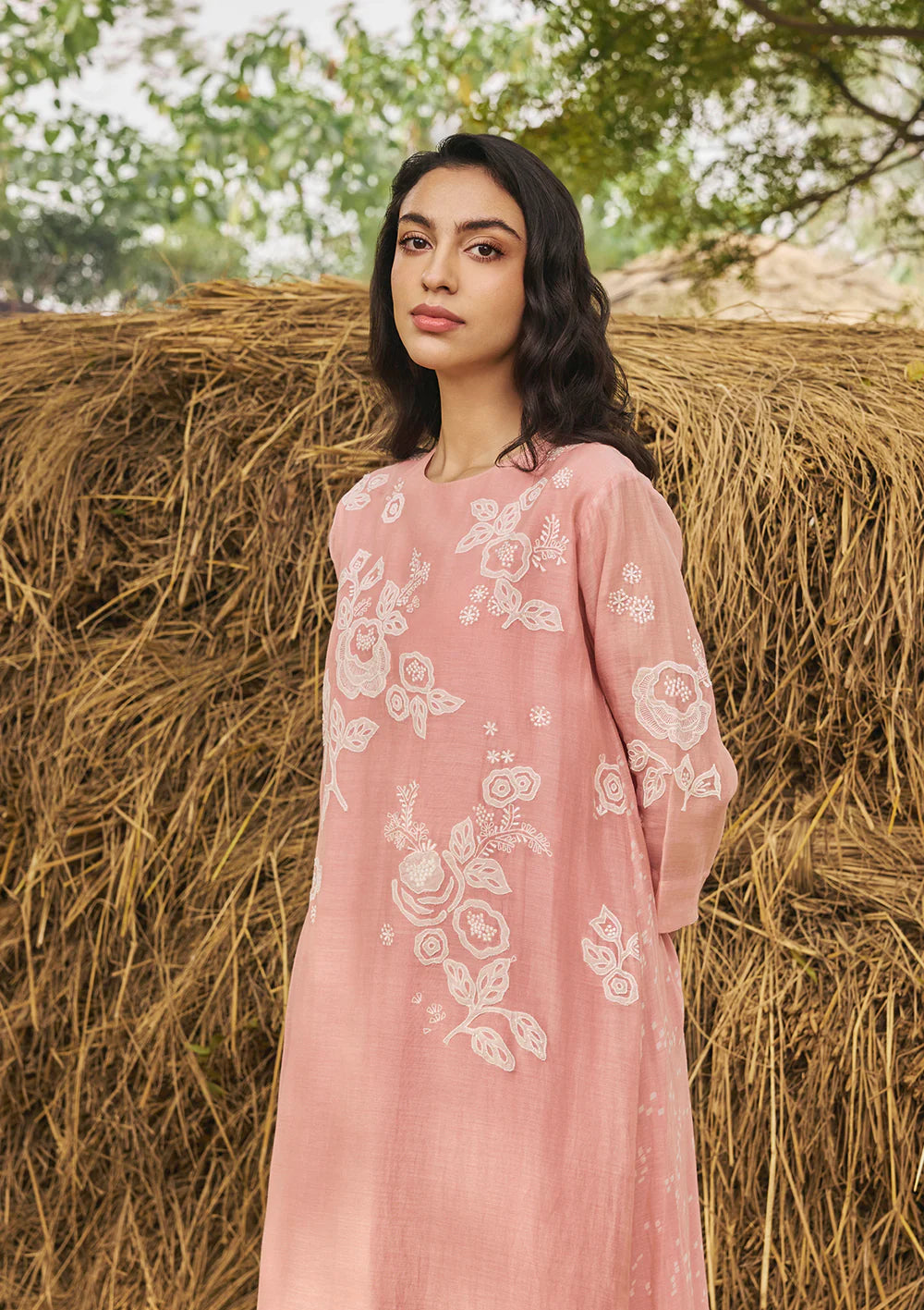 Tulip Floral Applique Co-ord Set