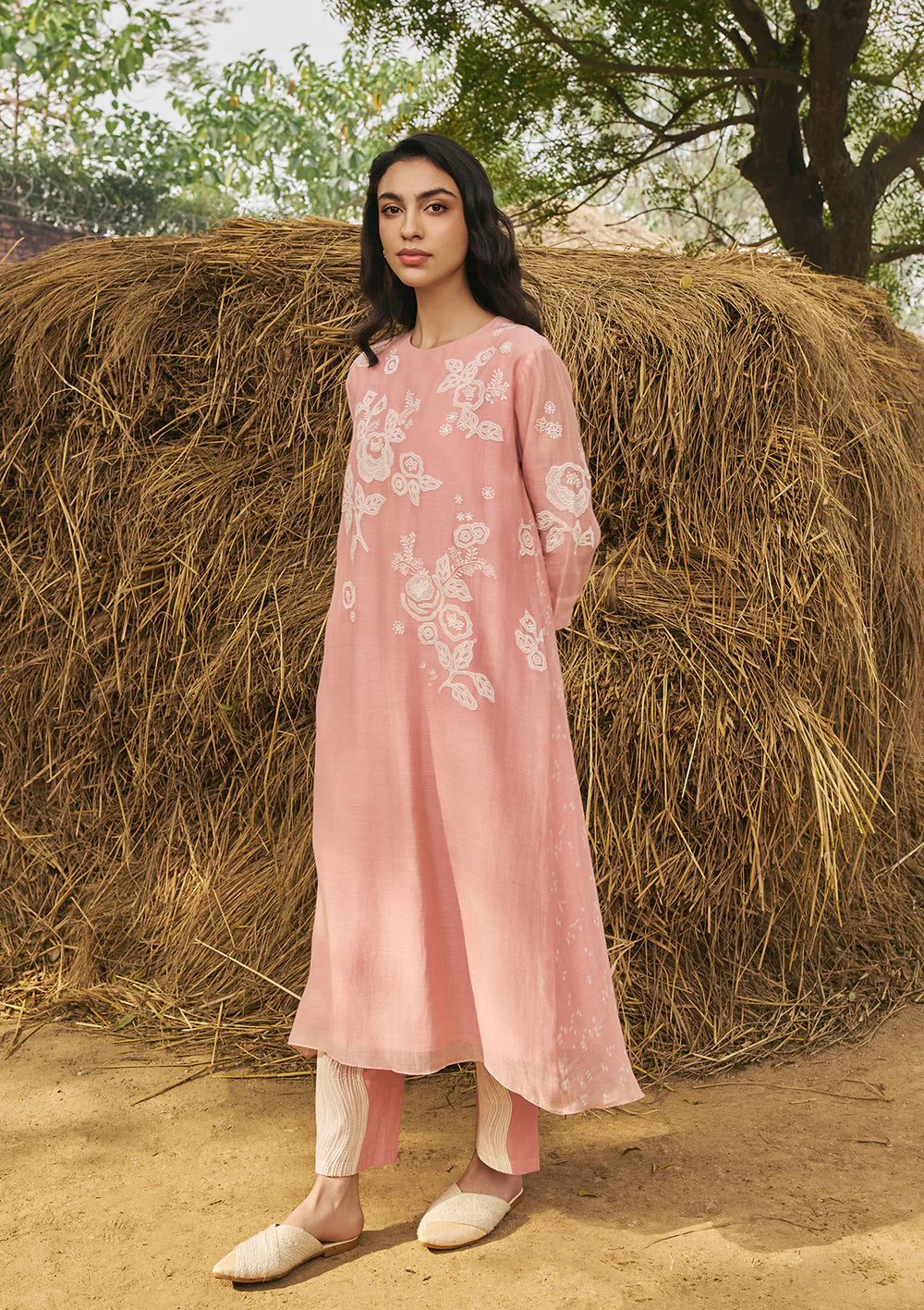 Tulip Floral Applique Co-ord Set