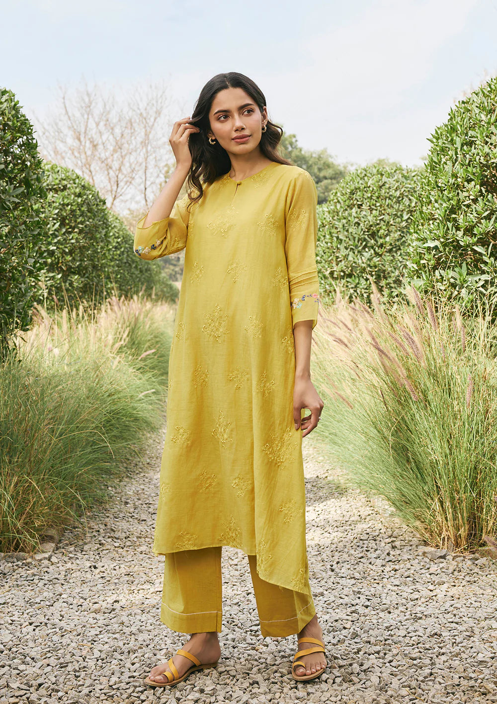 Daffodil Embroidered Co-ord Set