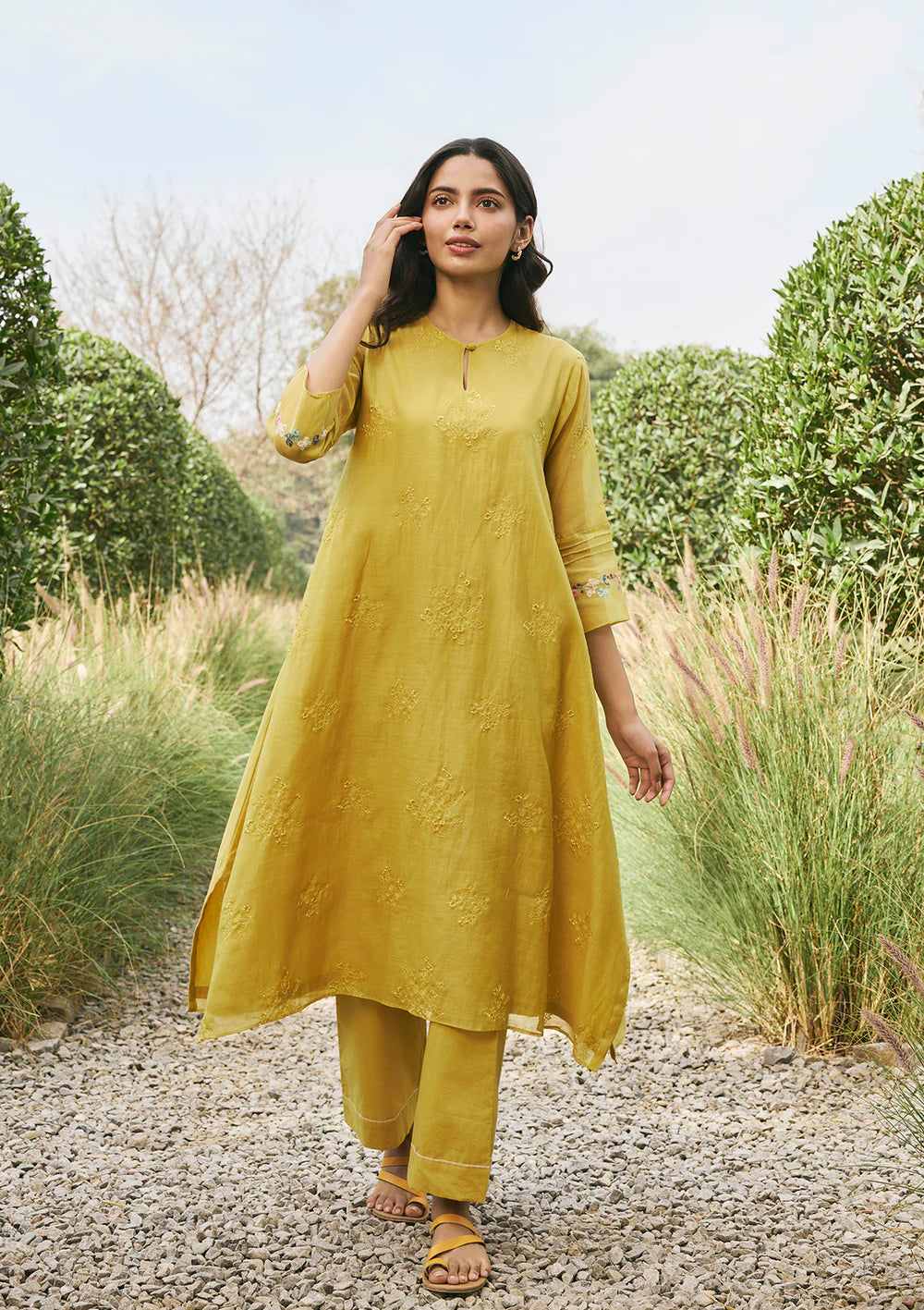 Daffodil Embroidered Co-ord Set