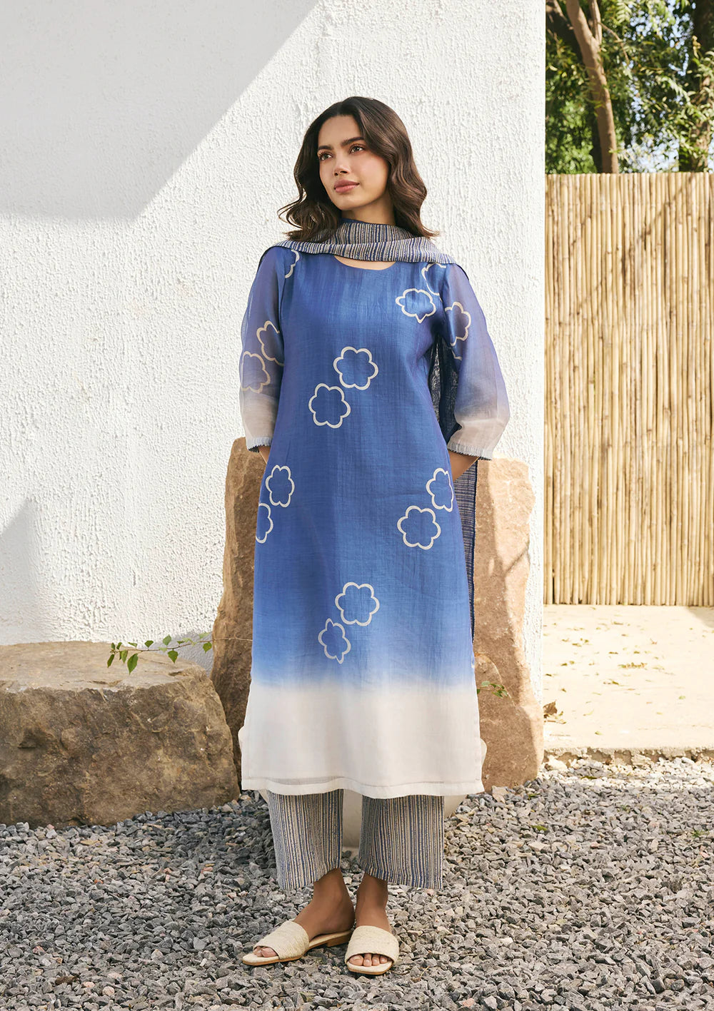 Ocean Blue Kurta Set