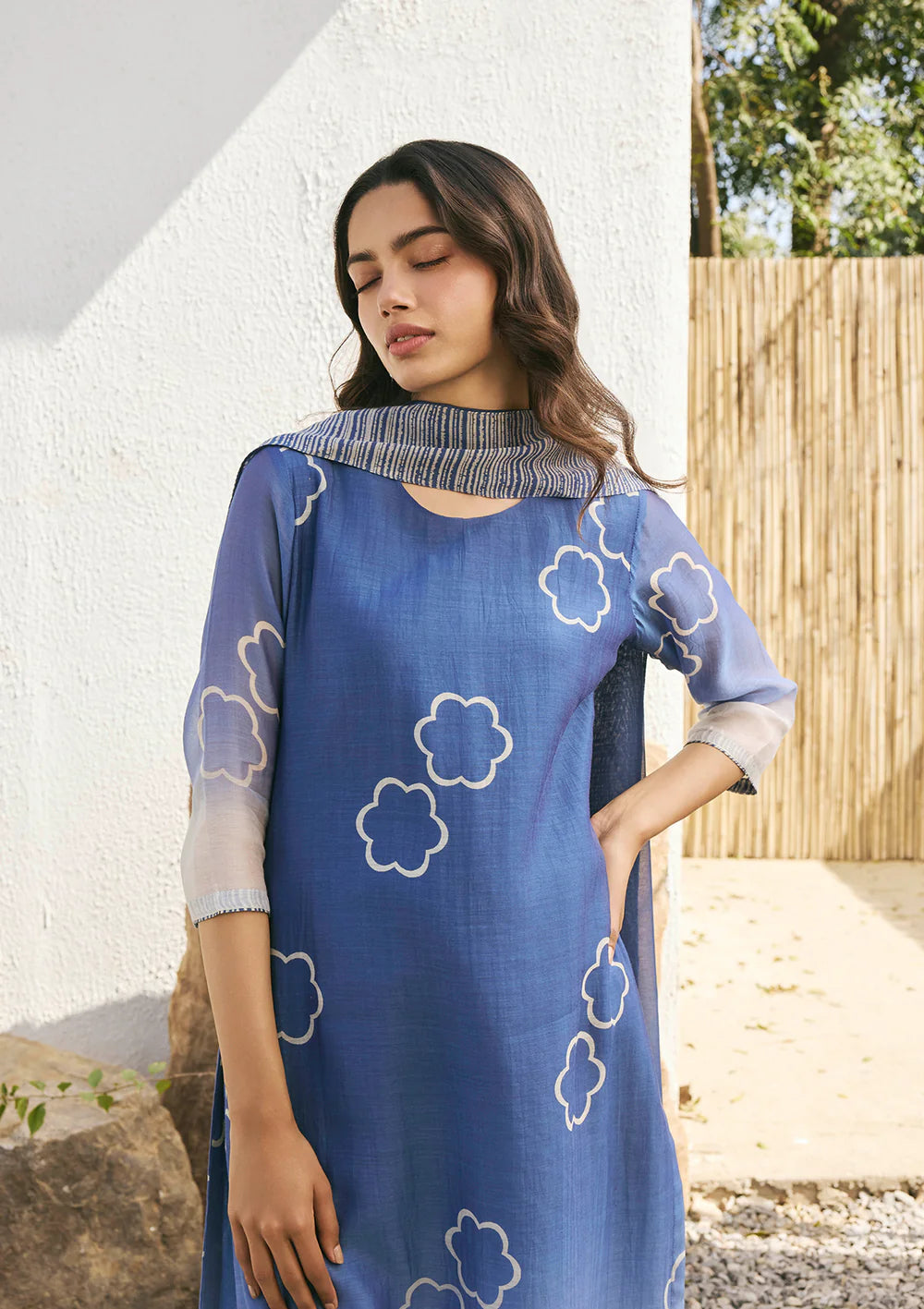 Ocean Blue Kurta Set