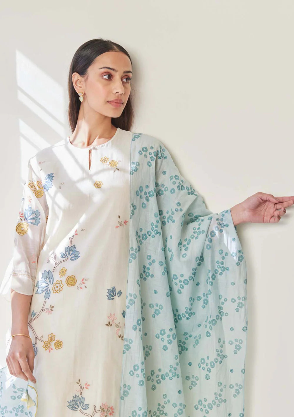 Pearl Applique Kurta Set