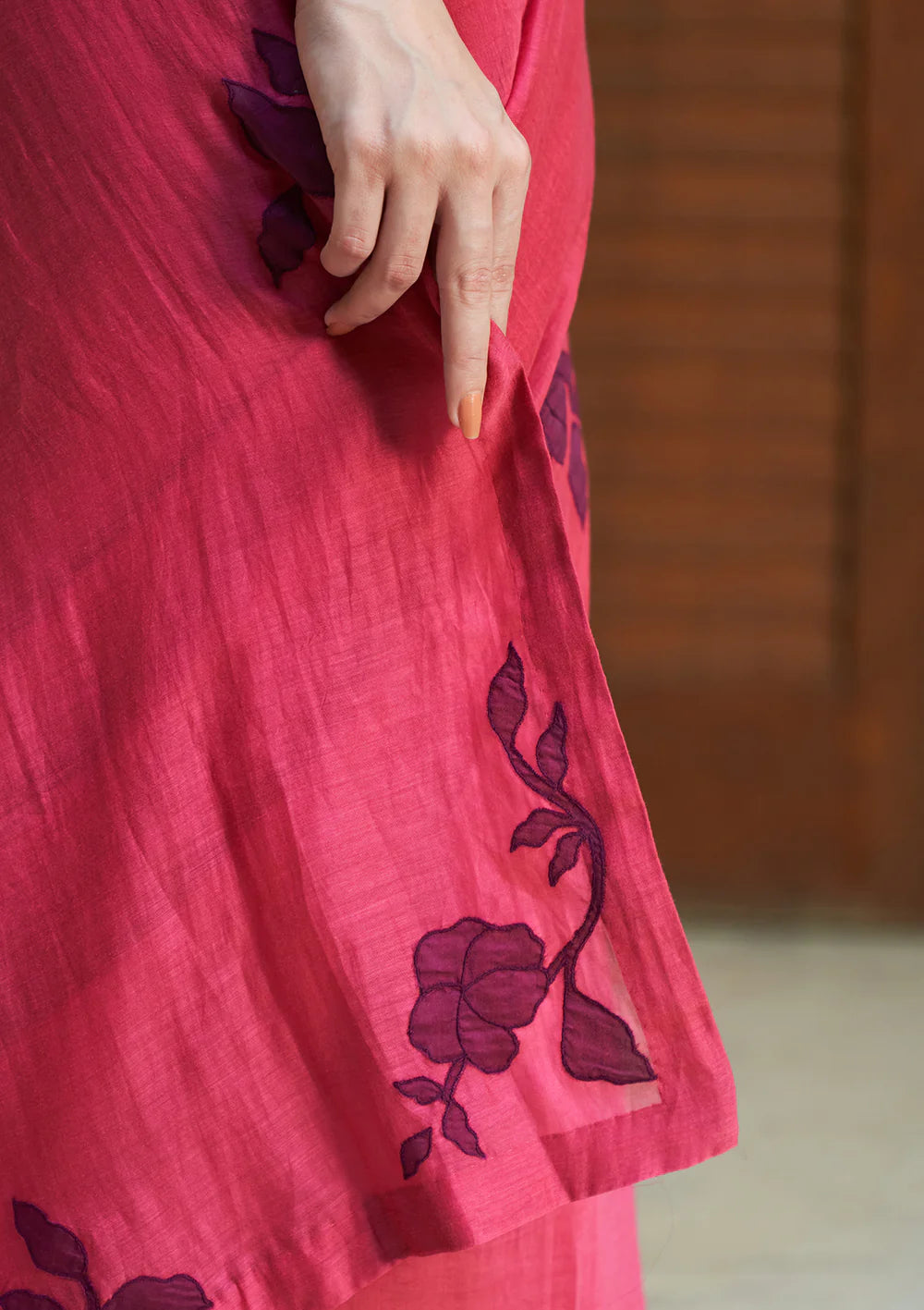 Rouge Floral Saree