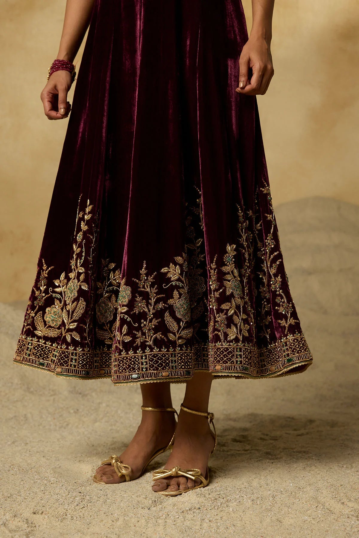 Anvaya Velvet Dress