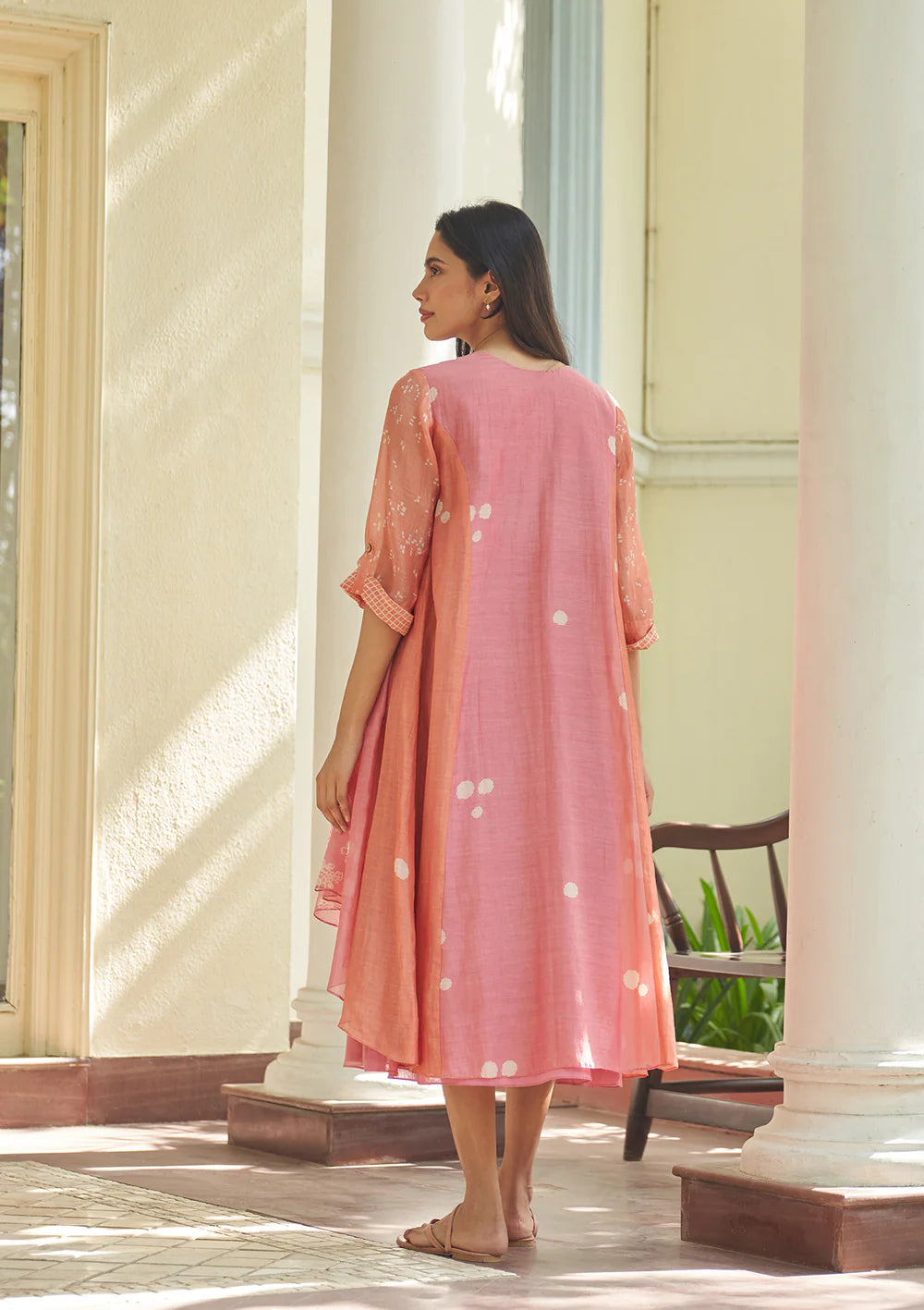 Peony Pintuck Jacket Dress