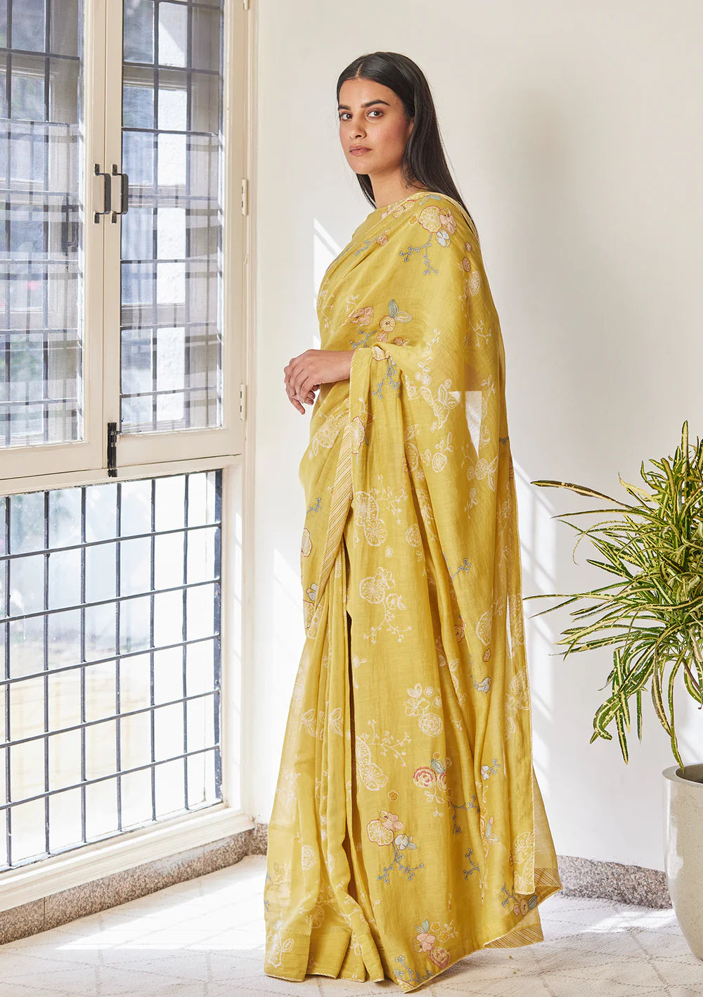 Rue Applique Saree